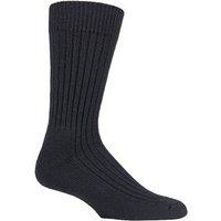 Country Pursuit Men's 1 Pack Wool Military Action Army Style Walking Socks in Black | Size: 7-11