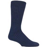 Country Pursuit Men's 1 Pack Wool Military Action Army Style Walking Socks in Navy | Size: 7-11