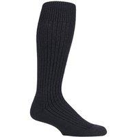 Country Pursuit Men's 1 Pack Knee High Wool Military Action Army Style Socks in Black | Size: 7-11