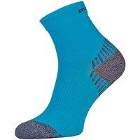 COMODO Men's 1 Pack Low Cut Ankle Compression Running Socks in Blue | Size: 9-11