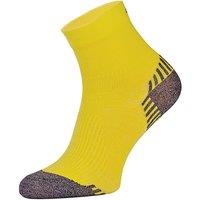 COMODO Men's 1 Pack Low Cut Ankle Compression Running Socks in Yellow | Size: 3-5.5
