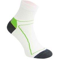 COMODO Men's 1 Pack High Vis Neon Low Cut Cycling Socks in Pale Green | Size: 3-5.5