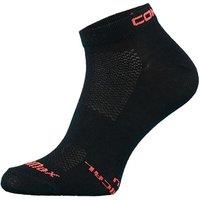 COMODO Men's 1 Pack Ultra Coolmax Ankle Length Running Socks in Black | Size: 3-5.5