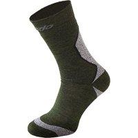 COMODO Men's 1 Pack Merino Wool Hiking Walking Thermal Socks in Green | Size: 3-5.5