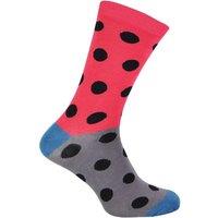 Mr Heron Men's 1 Pack Novelty Patterned Bamboo Socks in Burgundy | Size: 6-11