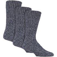 Country Pursuit Men's 3 Pack Pennie Walker Socks in Grey | Size: 6-11
