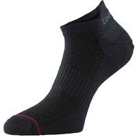 1000 Mile Men's Ultimate Tactel Trainer Liner Socks - 1 Pack Double Layer Socks in Black | Size: 6-8.5