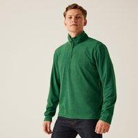Regatta Men's Micro Lightweight Half Zip Fleece in Green | Size: 4XL