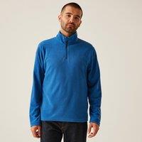 Regatta Men's Micro Lightweight Half Zip Fleece in Light Blue | Size: 4XL