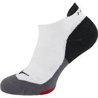 Mizuno Men's White/Grey Race Low Running Socks in White | Size: Small
