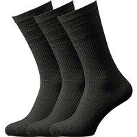 Hj Hall Men's Wide Fit Soft Top Wool Rich Socks in Black | Size: 11