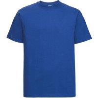 Russell Men's Europe Classic Heavyweight Ringspun Short Sleeve T-Shirt in Royal | Size: 2XL