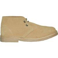 Roamers Men's Real Suede Round Toe Unlined Desert Boots in Camel | Size: 6