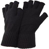 Floso Men's Fingerless Winter Gloves in Dark Grey
