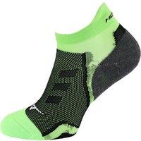 Mizuno Men's DryLite Green/Black Race Low Running Socks in Green | Size: Small