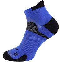 Mizuno Men's DryLite Navy/Black Race Low Running Socks in Blue | Size: Small