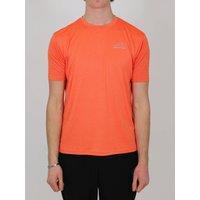 North Peak Men's Cornice T-Shirt Charcoal in Orange | Size: Extra Large