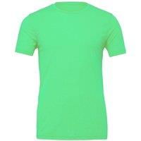 Bella + Canvas Men's Jersey Crew Neck T-Shirt in Bright Green | Size: Large