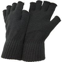 Floso Men's Fingerless Winter Gloves in Charcoal