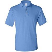 Gildan Men's Adult DryBlend Jersey Short Sleeve Polo Shirt in Duck Egg Blue | Size: Small