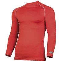 Rhino Men's Thermal Underwear Long Sleeve Base Layer Vest Top in Red | Size: S/M