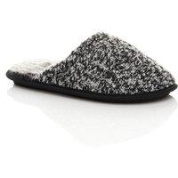 AJVANI Men's Borg Mules Slippers in Grey | Size: 8