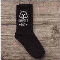 60 SECOND MAKEOVER Men's Hamster Dad Black Calf Socks