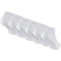 Sock Snob Men's 6 Pack White Socks | Bamboo Trainer Socks and | Size: 12-3