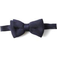 SVNX Men's Crochet Bow Tie in Navy