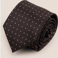 Oswin Hyde Men's Polka Grey Tie