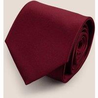 Oswin Hyde Men's Sleek Bordo Tie in Burgundy