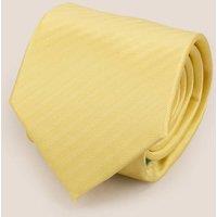 Oswin Hyde Men's Yellow Self Stripe Tie