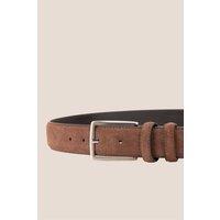 Oswin Hyde Men's Kenneth Classic Suede Belt in Brown | Size: 40