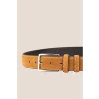 Oswin Hyde Men's Kenneth Classic Suede Belt in Tan | Size: 32