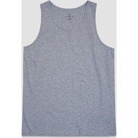 Enorsia Men's Essential Cotton Vest in Grey | Size: 2XL