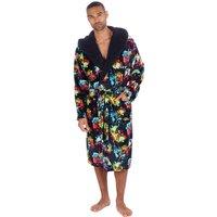 Lulabay Men's Personalised Gaming Dressing Gown in Black | Size: Medium