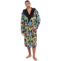 Lulabay Men's Personalised Gaming Dressing Gown in Dark Navy | Size: Large