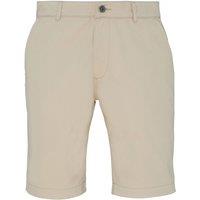 Asquith & Fox Men's Casual Chino Shorts in Natural | Size: Small