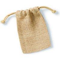 Westford Mill Men's Jute Rope Close Plain Stuff Bag in Natural | Size: Small