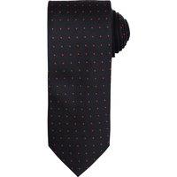 Premier Men's Micro Dot Pattern Formal Work Tie in Black