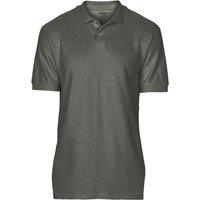 Gildan Men's Softstyle Short Sleeve Double Pique Polo Shirt in Charcoal | Size: XL