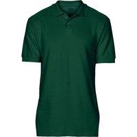 Gildan Men's Softstyle Short Sleeve Double Pique Polo Shirt in Green | Size: Large