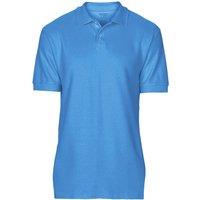 Gildan Men's Softstyle Short Sleeve Double Pique Polo Shirt in Dark Blue | Size: Medium