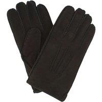 Eastern Counties Leather Men's 3 Point Stitch Sheepskin Gloves in Black | Size: Small