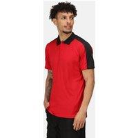 Regatta Men's Contrast Wicking Polo Shirt in Red | Size: Large