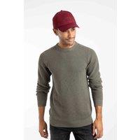 Weird Fish Men's Bude Branded Twill Cap in Crimson