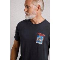 Weird Fish Men's Quack to the Future RSPB Collaboration Artist T-Shirt in Navy | Size: 4XL