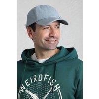 Weird Fish Men's Falmouth Denim Twill Cap in Blue