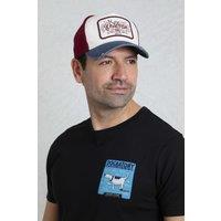 Weird Fish Men's Haywood Vintage Trucker Cap in Navy