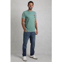 Weird Fish Men's Sons of Anchovy Artist T-Shirt in Duck Egg Blue | Size: Small
